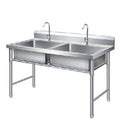 Double bowl sink
