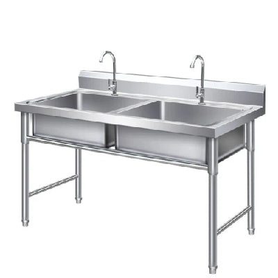 Double bowl sink